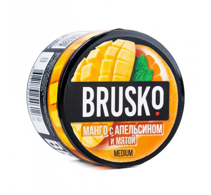 BRUSKO Medium Манго с Апельсином и Мятой 50г