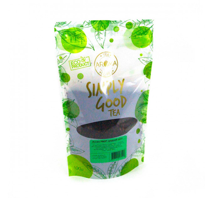 Черный чай Ассам FBOP средний лист 100гр AROMA