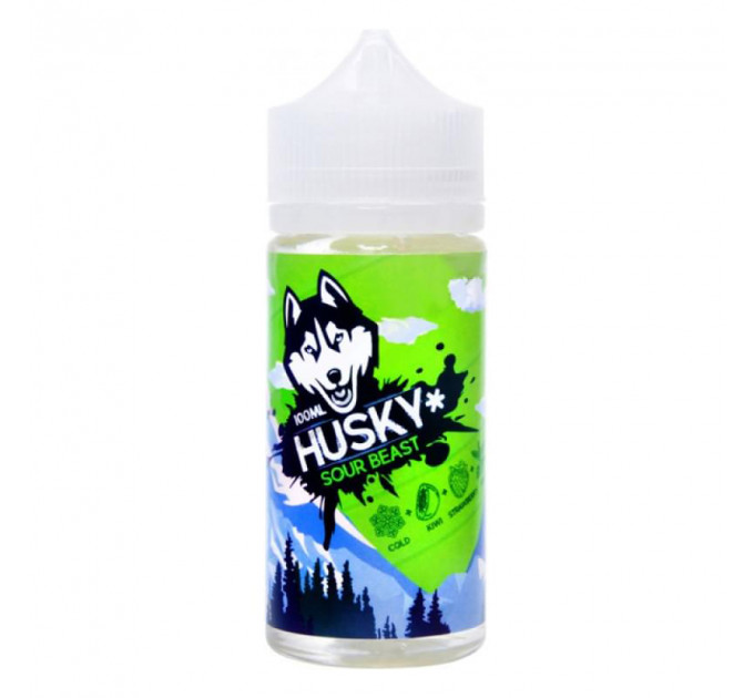 HUSKY MALAYSIAN SALT Sour Beast (Ледяной Киви, клубника и мята) 20mg